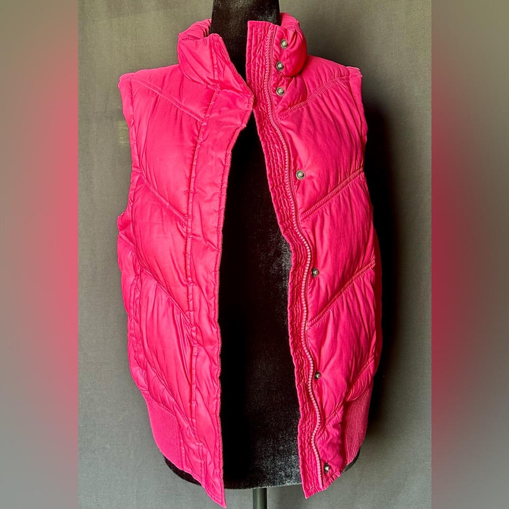 Pink Puffer Vest